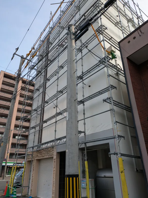 【白石区】外壁塗装工事 施工写真1